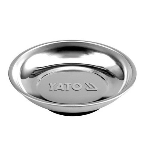 Yato professional magnetic parts tray bowl 110 mm, stainless steel (YT-08295) - Picture 1 of 1